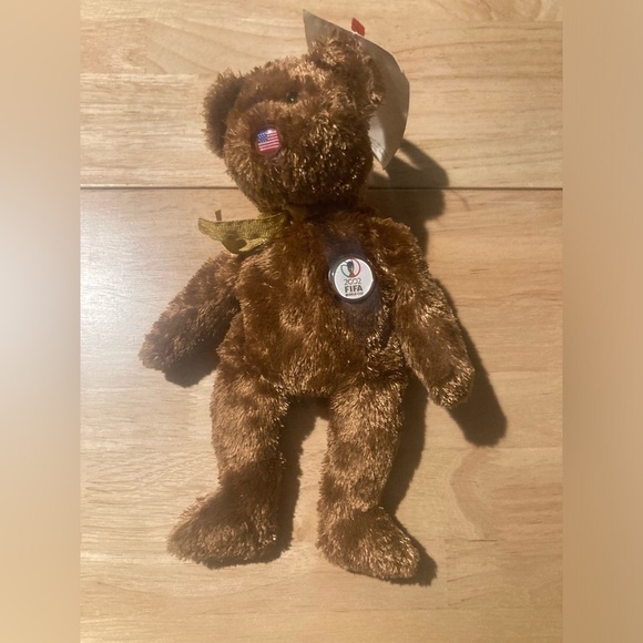 TY Champion beanie baby. From the 2002 FIFA World Cup. Brand new ! NWT - Picture 6 of 9
